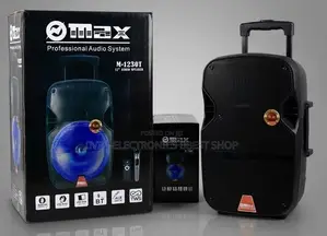 MAX Speaker 12-Inch Professional Bluetooth | LED Wireless Microphone