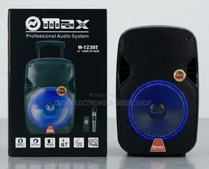 MAX Audio Speaker 12-Inch Professional. Perfect for Parties, Karaoke