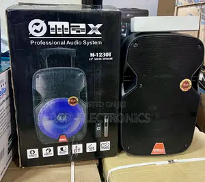 MAX Audio Speaker 12-Inch Professional. Perfect for Parties, Karaoke