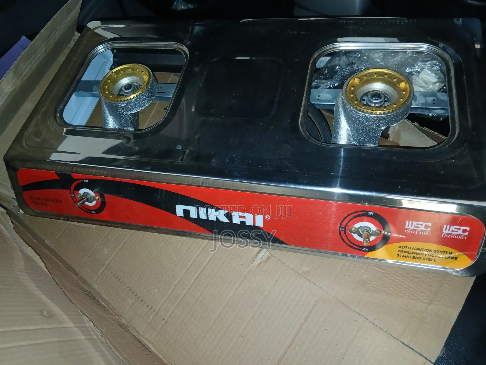 NIKAI Gas Stove Two Burner