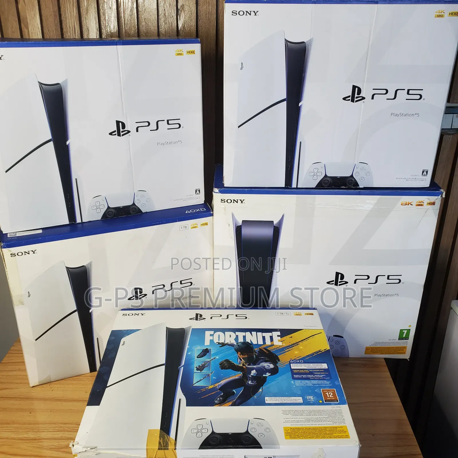 በታላቅ ዲስካውንት PS5 Slim Brand New የ6 ወር ዋራንቲ ያለው ከ1ጆይስቲክ ጋር በብዛት አስገብተናል