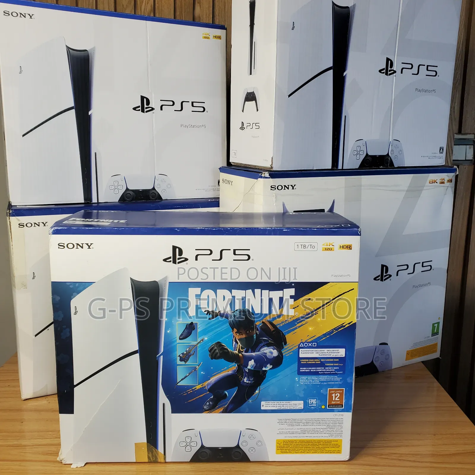 በታላቅ ዲስካውንት PS5 Slim Brand New የ6 ወር ዋራንቲ ያለው ከ1ጆይስቲክ ጋር በብዛት አስገብተናል