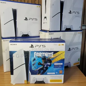 በታላቅ ዲስካውንት PS5 Slim Brand New የ6 ወር ዋራንቲ ያለው ከ1ጆይስቲክ ጋር በብዛት አስገብተናል