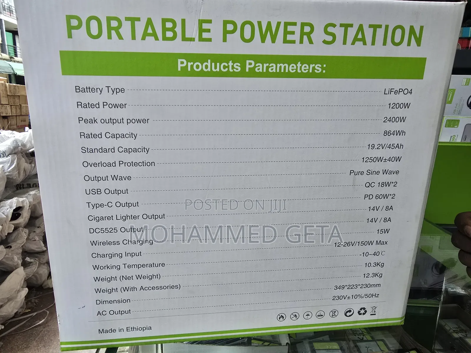 Rugga's RGS-1200 Portable Power Station