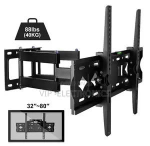 Full Motion TV Wall Mount, for LED LCD and Plasma TV 32 to 80 Inches