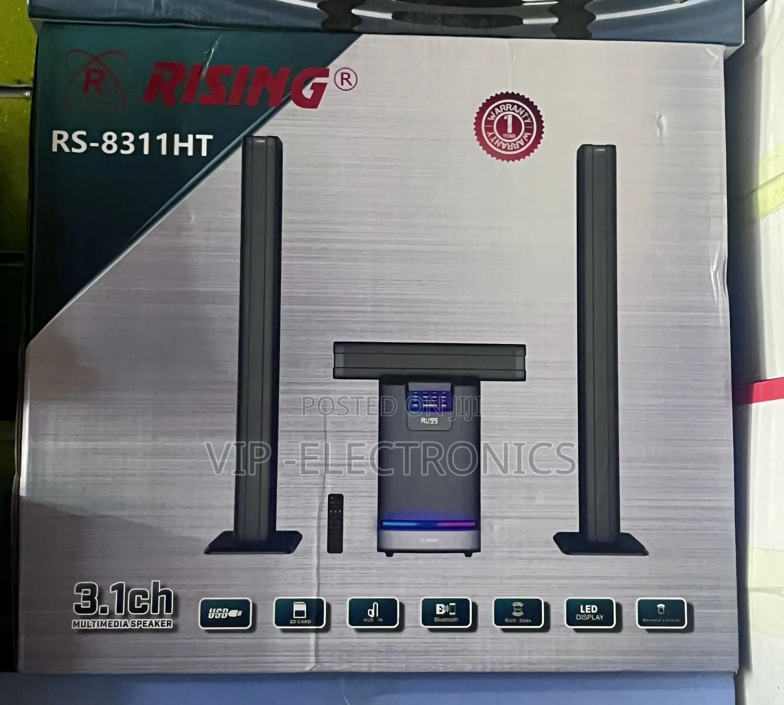 RISING Multimedia Speaker System 3.1CH RS-8311HT Powerful Sound