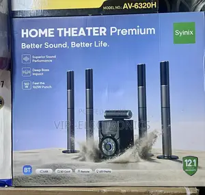 Syinix Premium Home Theater System 160W Powerful Sound | 12+1 Months