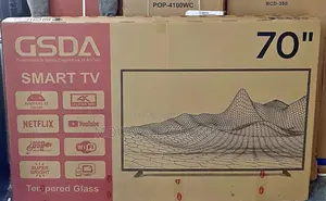 GSDA TV 70" Smart Android Tempered Glass UHD