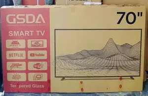 GSDA TV 70" Smart Android Tempered Glass UHD