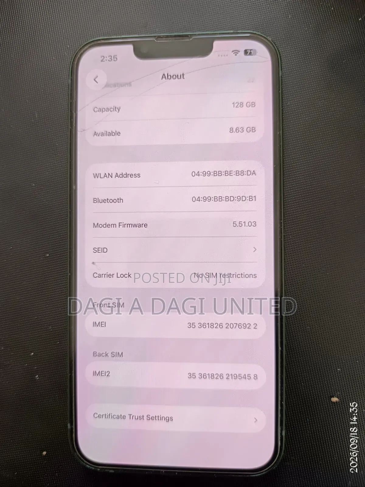 Apple iPhone 13 128 GB Green