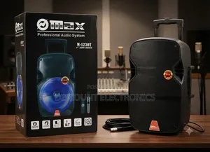 MAX M-1230t Professional Audio System (12" Trolley Speaker)
