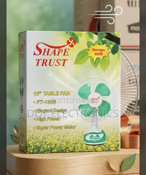 ​Brand Model: SHAPE TRUST 16" Table Fan (FT-1606)