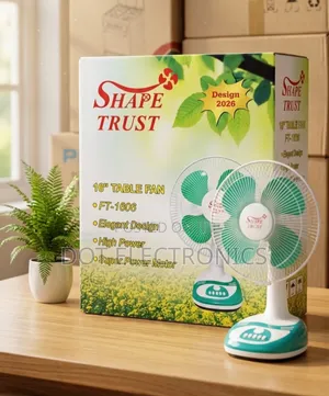 ​Brand Model: SHAPE TRUST 16" Table Fan (FT-1606)