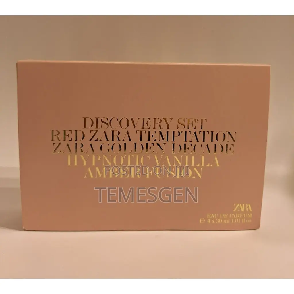 Original Zara Perfumes for Gift 4in1 E4x30ml ኦርጅናል ዛራ ሽቶ 4 አንድ ላይ የያዘ
