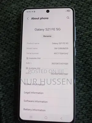 Samsung Galaxy S21 FE 5G 128 GB