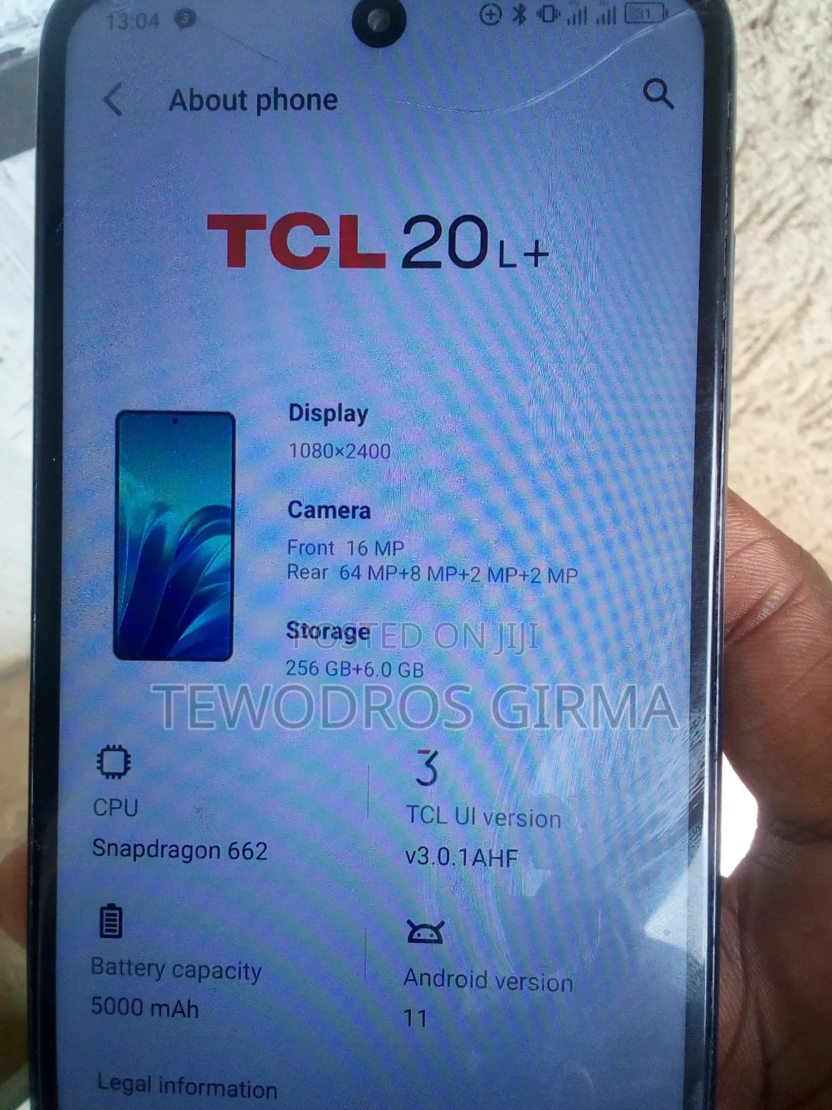 TCL 20L 128 GB Blue
