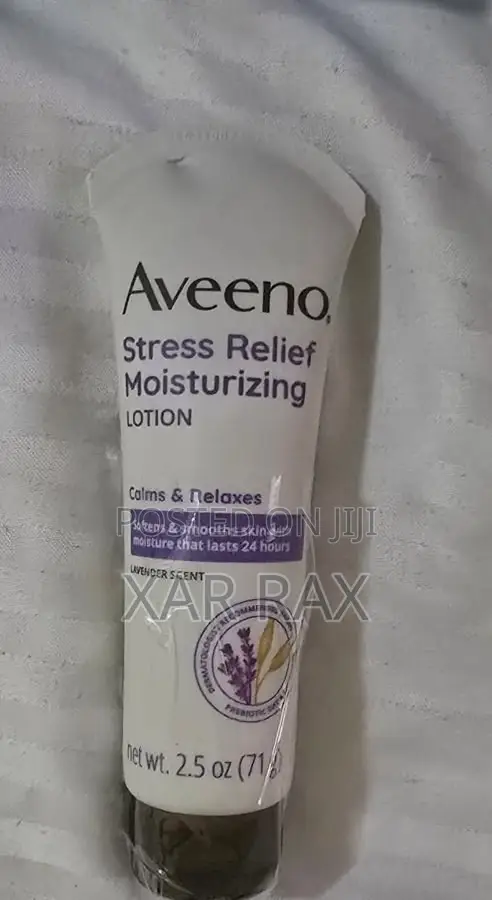 Aveeno Stress Relief Moisturizing Lotion, Lavender (Travel)