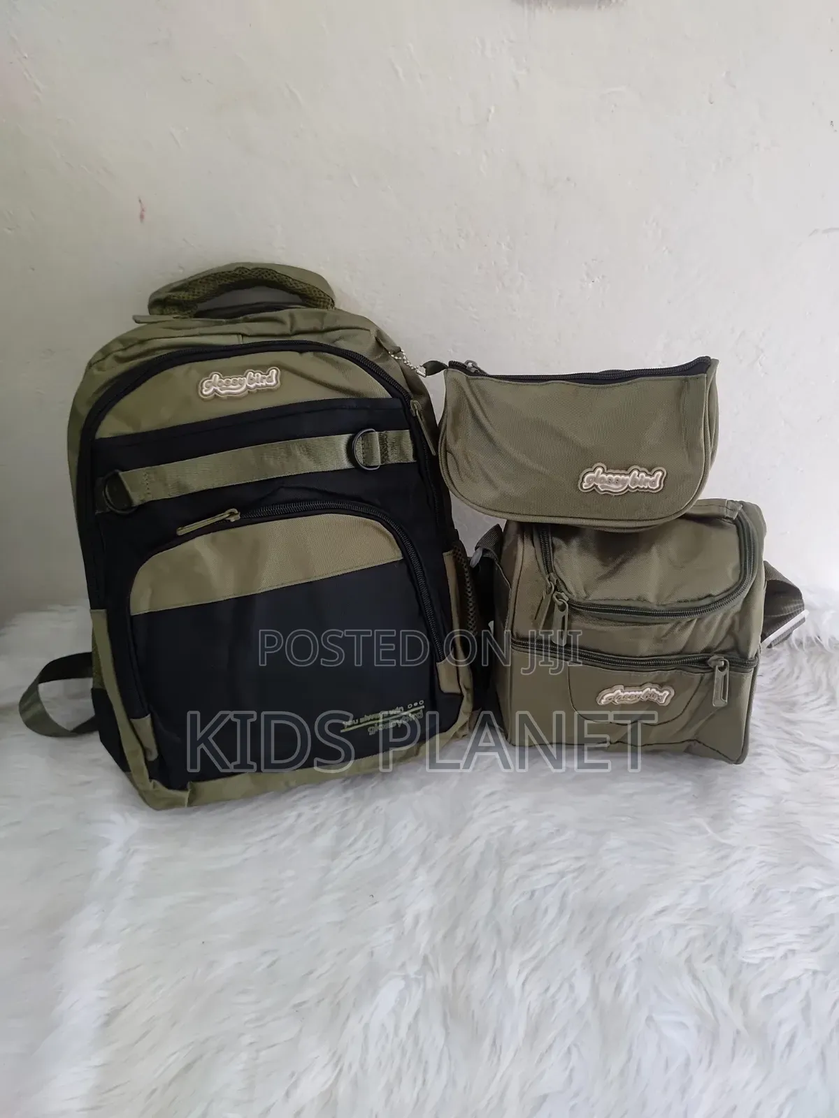 Glossy Bird 3pcs Set School Bags