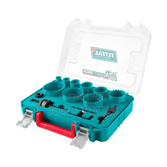 Total 13 Pieces Metal Hole Saw