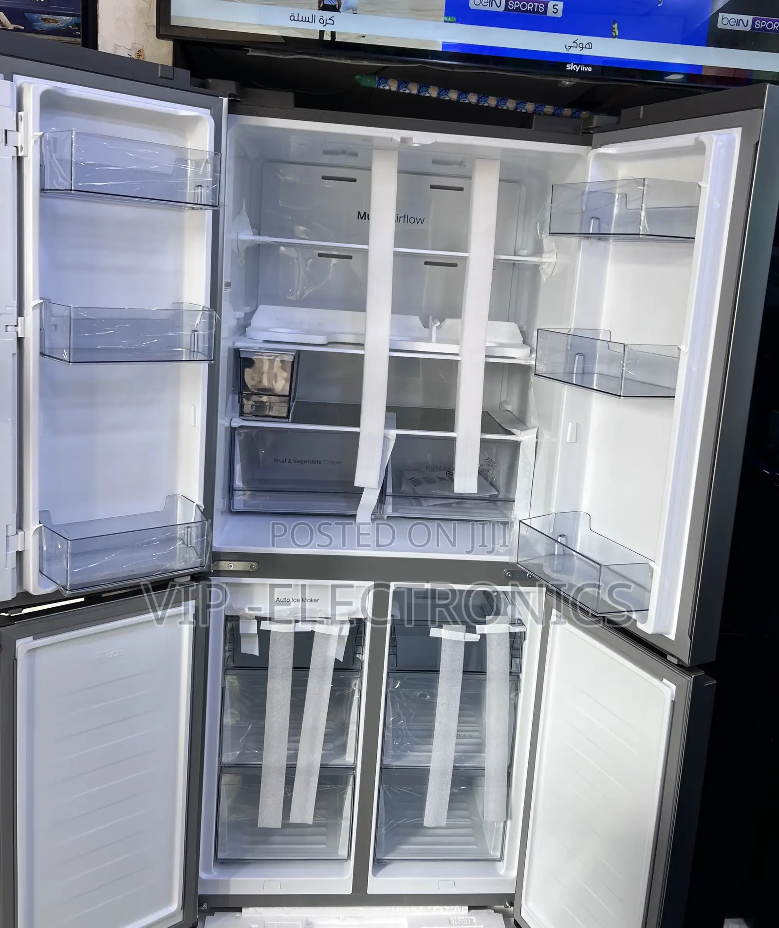 POPULAR Refrigerator 4-Door Side-by-Side – Premium Kitchen Appliance