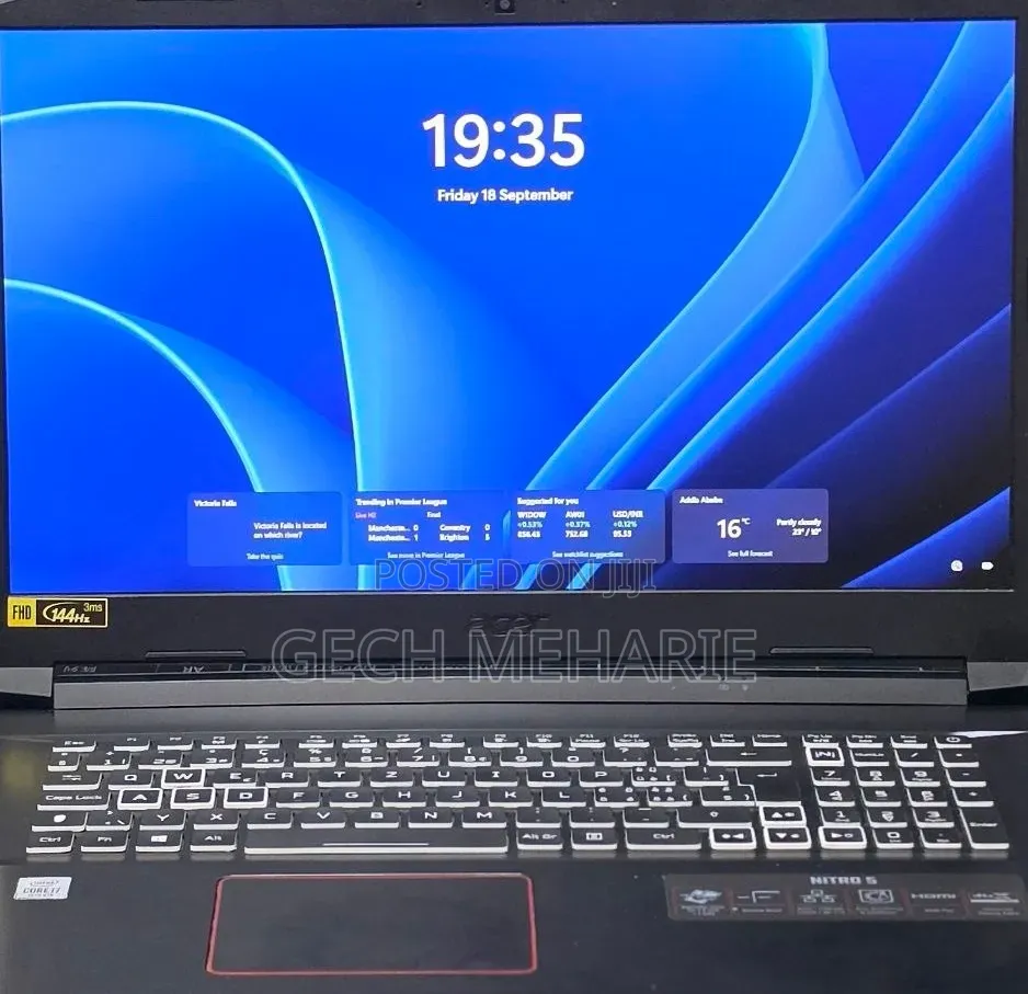 New Laptop Acer Nitro 5 16GB Intel Core i7 SSD 512GB