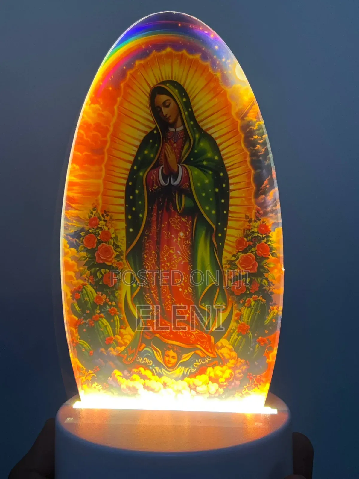 Virgin Mary Religious LED Lamp