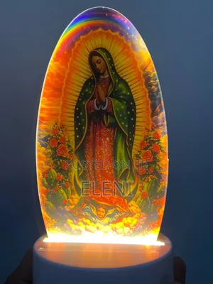 Virgin Mary Religious LED Lamp
