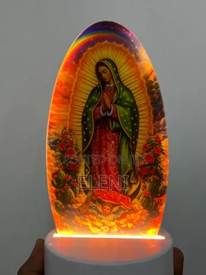 Virgin Mary Religious LED Lamp