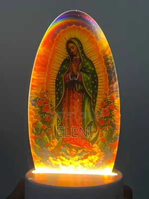 Virgin Mary Religious LED Lamp
