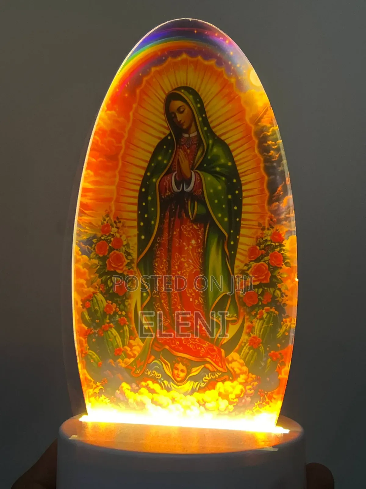 Virgin Mary Religious LED Lamp
