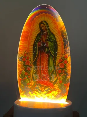 Virgin Mary Religious LED Lamp