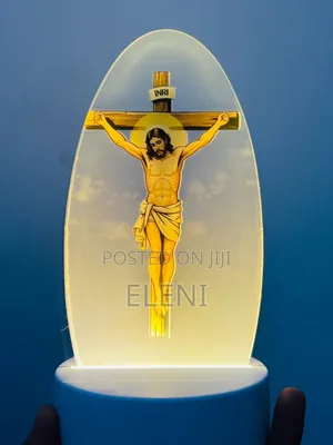 Jesus Crucifix LED Night Lamp