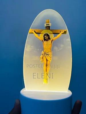 Jesus Crucifix LED Night Lamp