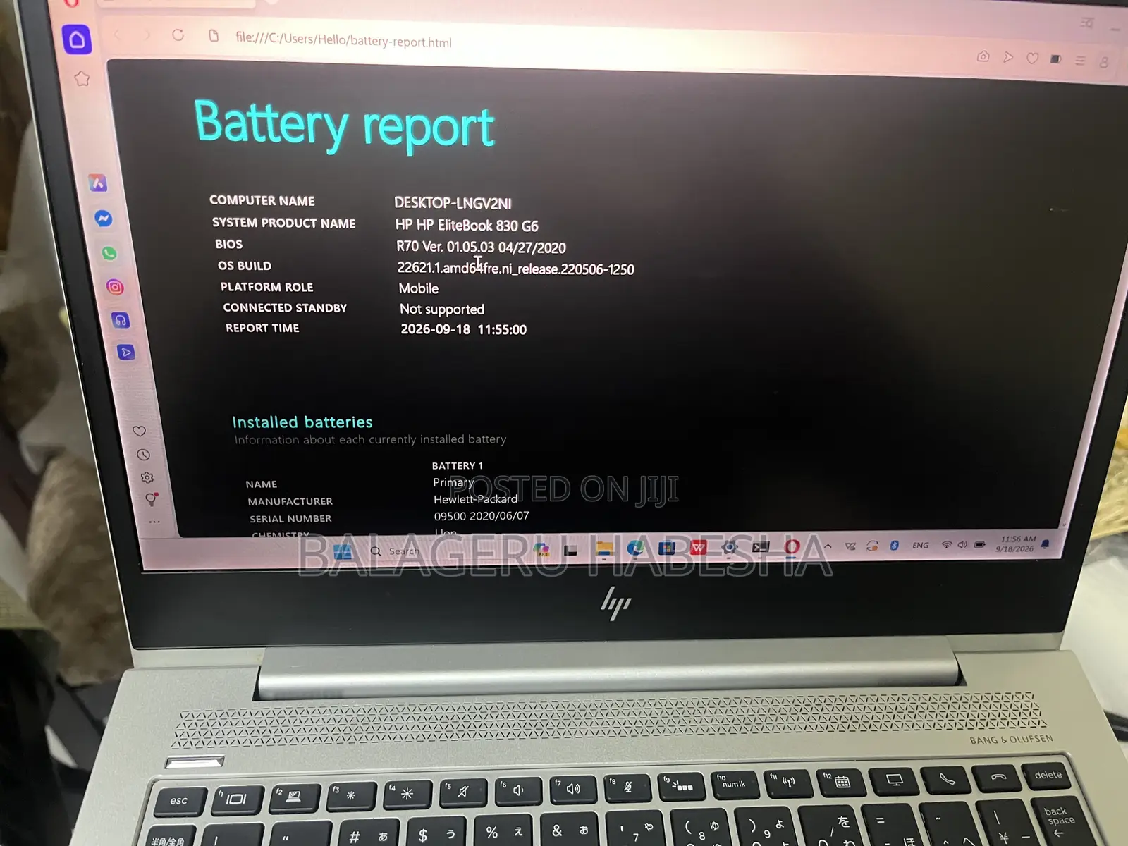 New Laptop HP EliteBook 830 G6 8GB Intel Core i5 SSD 256GB