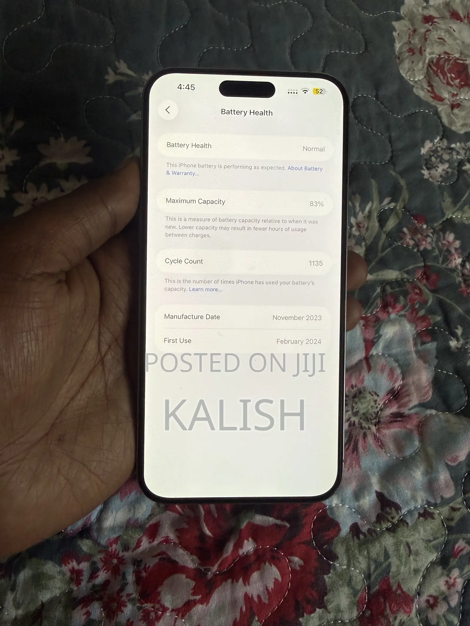 Apple iPhone 15 Pro Max 256 GB Silver