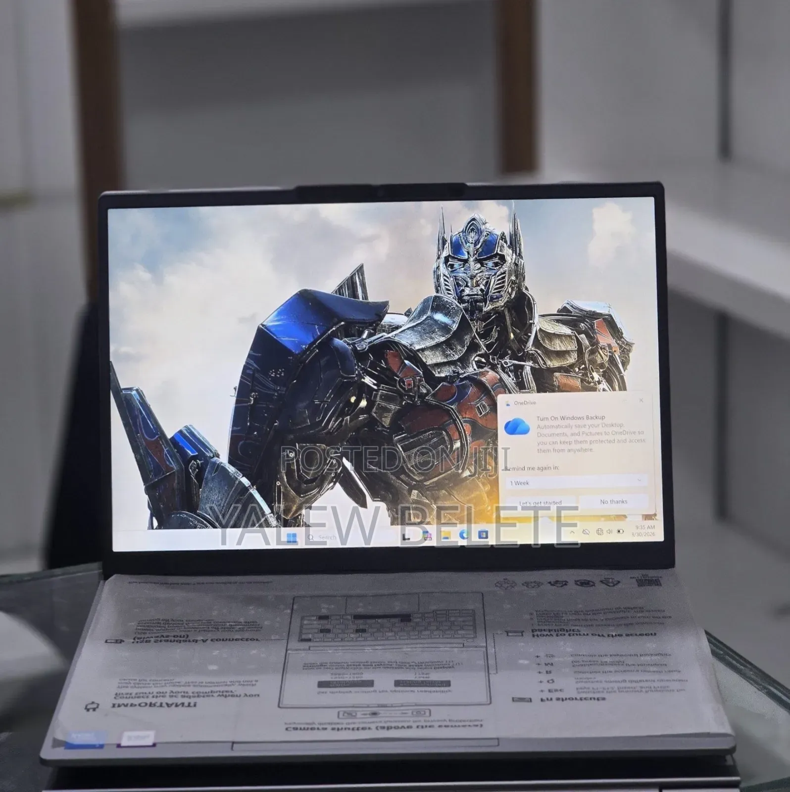 New Laptop Lenovo ThinkBook 15 16GB Intel Core Ultra 7 SSD 512GB