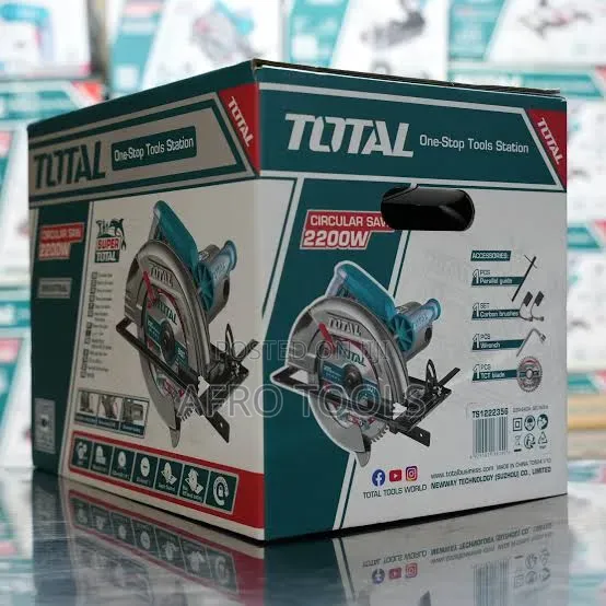 TOTAL TS Industrial Circular Saw – 2200W, 235mm Wood Cutting