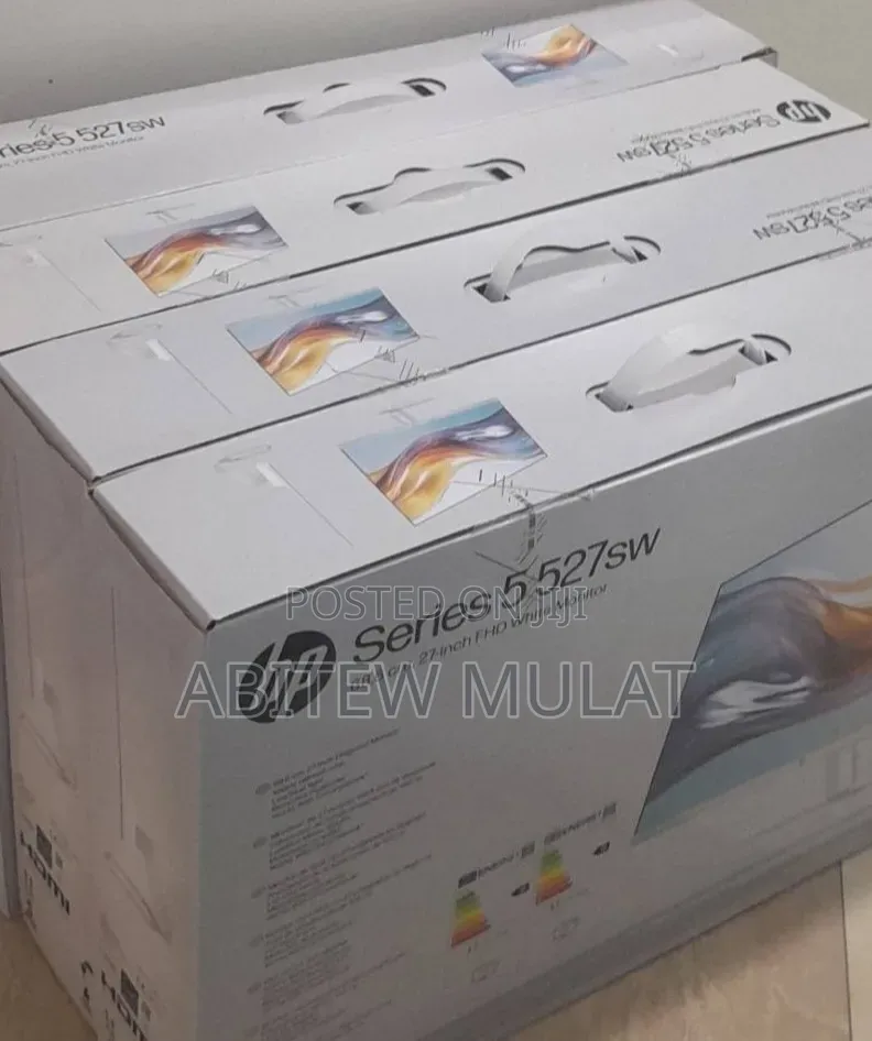 HP 27" Inch Monitor 
 Full HD Resolution 
1920x1080