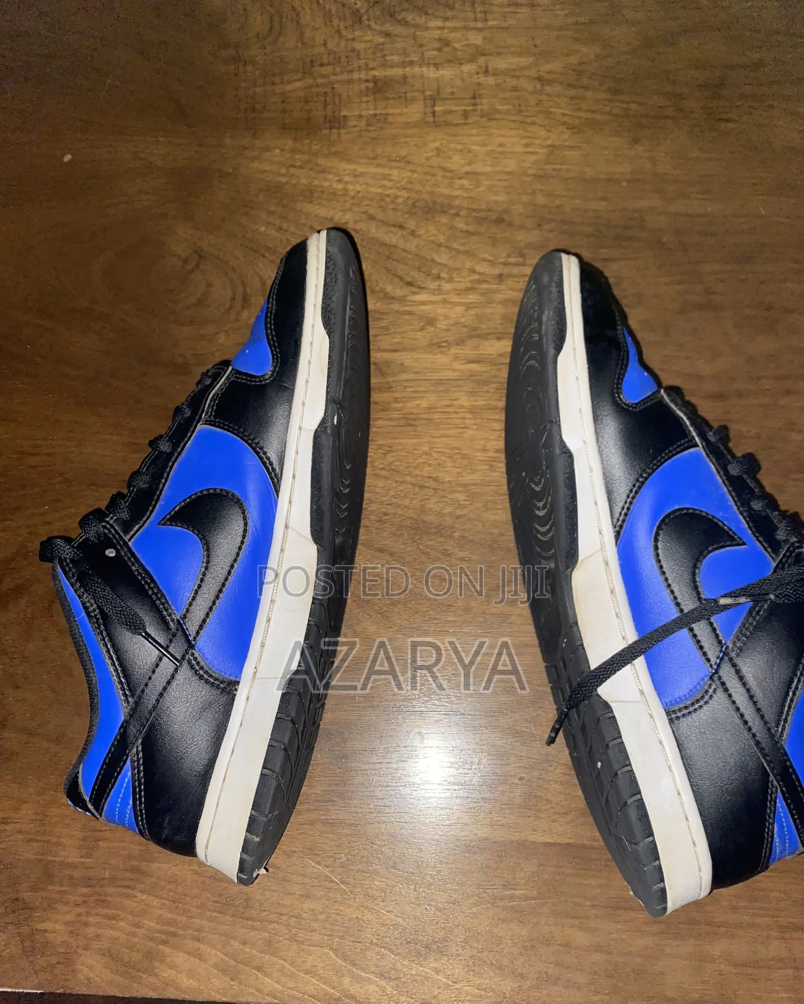 The Nike Dunk Low Retro "Hyper Royal/Black-White"