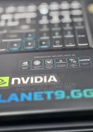 New Laptop Acer Predator Helios Neo 16 16GB Intel Core i7 SSD 512GB