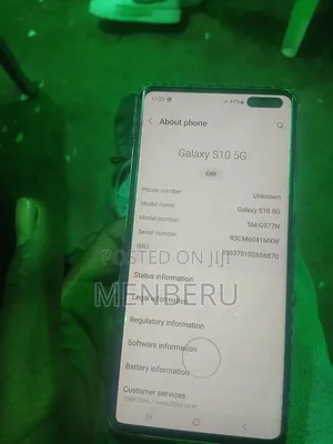 Samsung Galaxy S10 5G 256 GB Blue