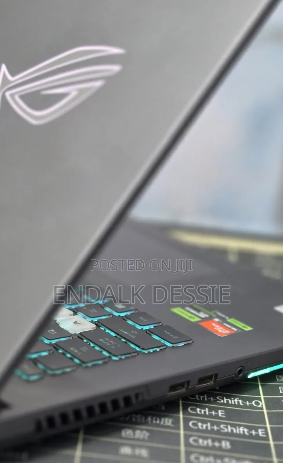 New Laptop Asus ROG Strix G17 16GB AMD Ryzen 9 SSD 1T