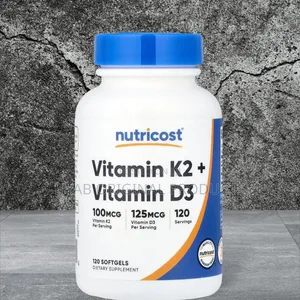 Nutricost
Vitamin + Vitamin D3, 120 Capsules