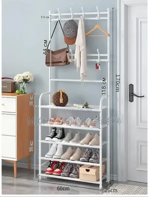 ባለ ዘርፈ ብዙ ጥቅም ትልቁ ሳይዝ Multifunctional የጫማ Shoe Rack