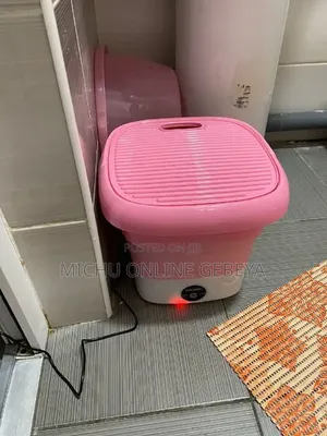 Mini ተጣጣፊ Folding የልብሰሰ ማጠቢያ Washing Machine/ Free Delivery