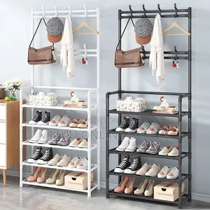 ባለ ዘርፈ ብዙ ጥቅም ትልቁ ሳይዝ Multifunctional የጫማ Shoe Rack