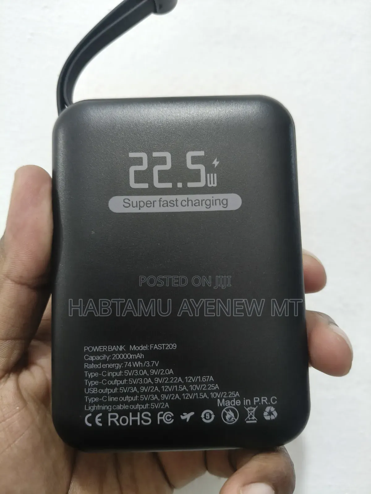 Calus Fast Pocket Size 20,000 Mah Power Bank