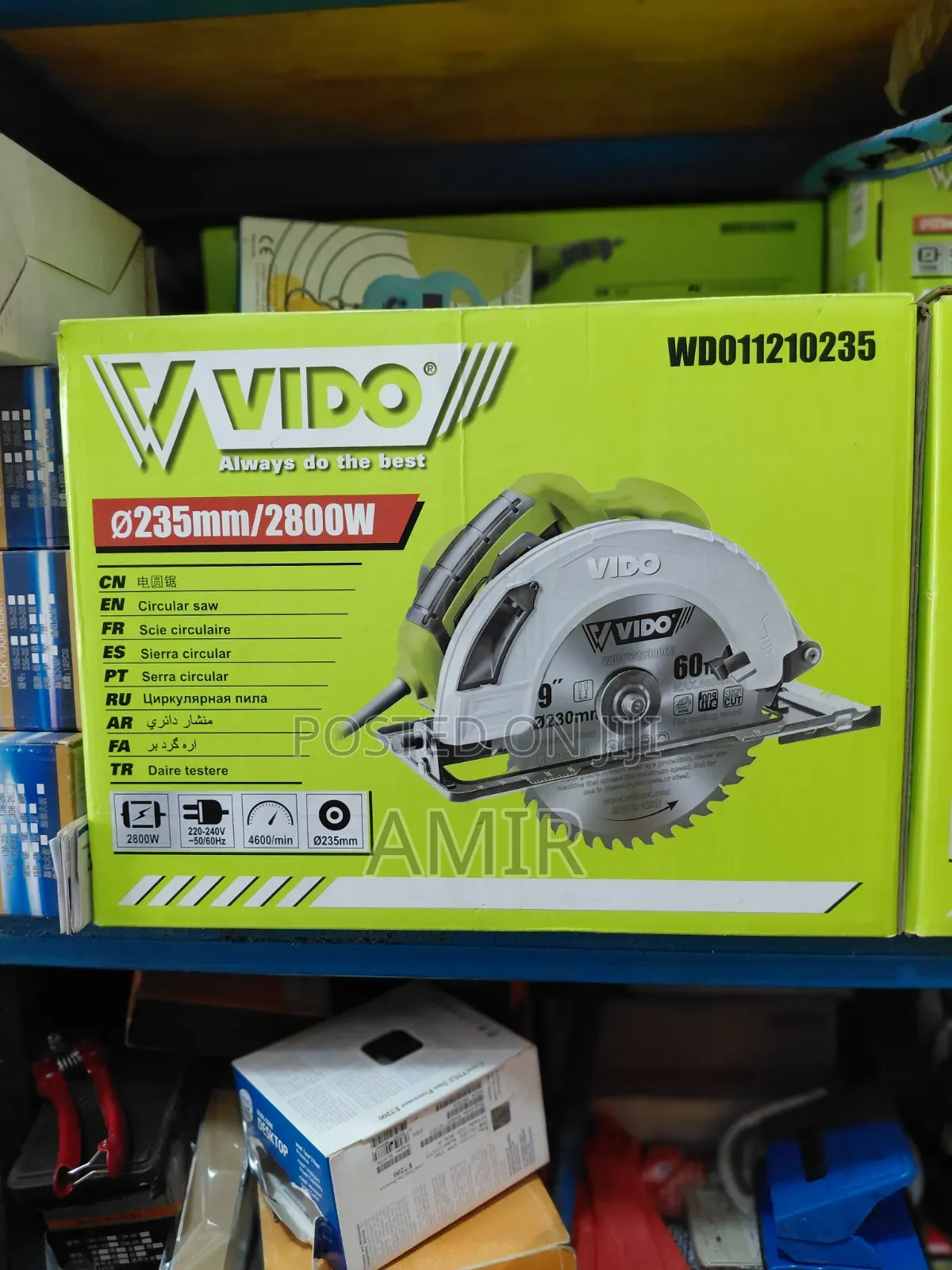 Circular Saw 2800W Vido