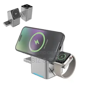 3-in-1 Rotating Wireless Charger