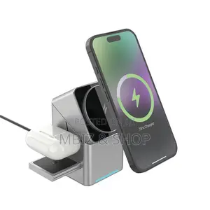 3-in-1 Rotating Wireless Charger